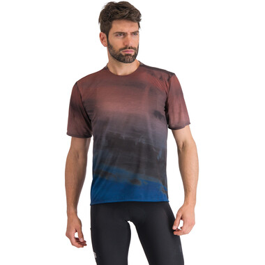 T-Shirt SPORTFUL FLOW GIARA Bordô/Azul 2023 0